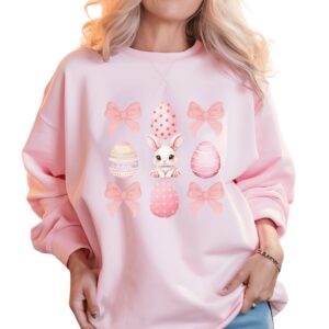 Coquette Easter Bunny Sweatshirt – Kawaii Spring Style