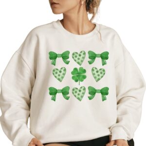Coquette St. Patrick's Day Sweatshirt – Lucky Pullover